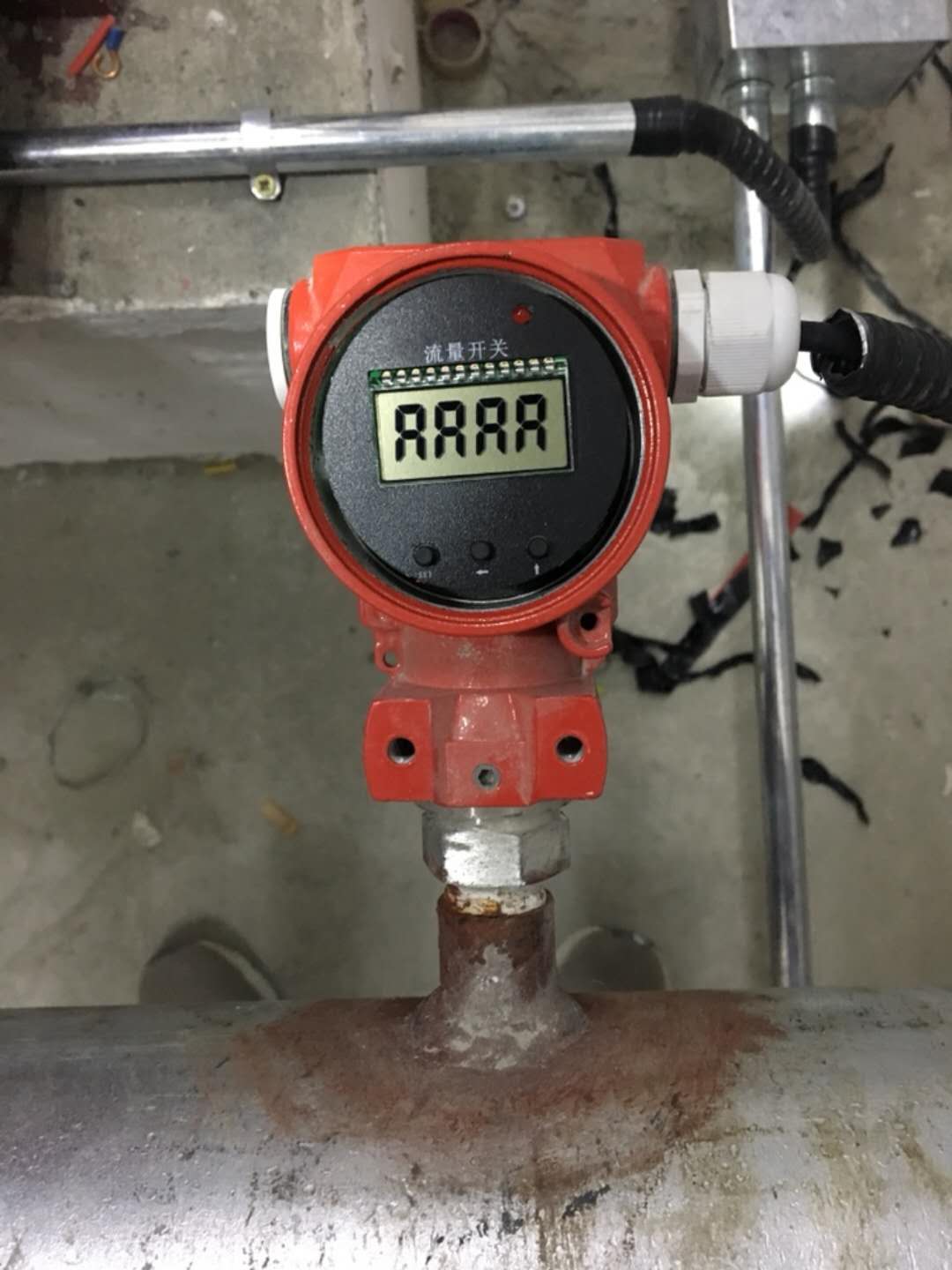 臬克消防流量開關(guān)實(shí)地安裝